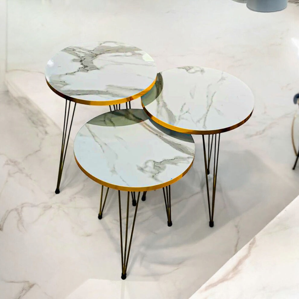 3 set Nesting Table Circular table 1703