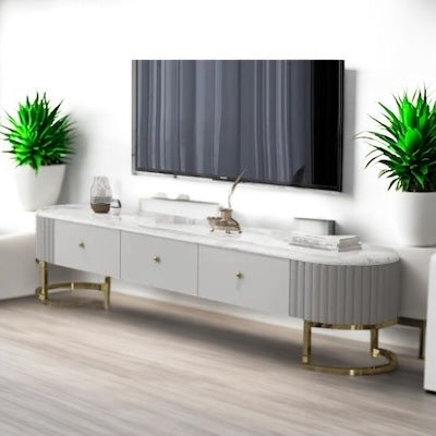 Luxury Center Table & Tv Table Set -1121-1204