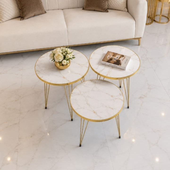 Nesting table coffee table