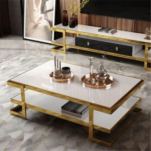 Modern light luxury coffee table light luxury high quality living room design style table