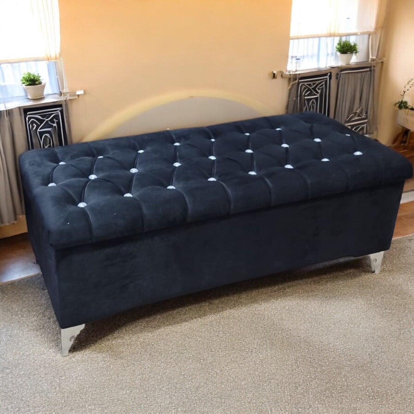 Three seater ottoman luxury seating 1508