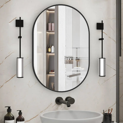 Conguiliao Oval Bathroom Bedroom Vanity Wall Mirror Décor 1401