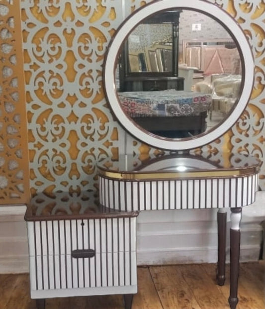 Console Wooden Table With Mirror 1601