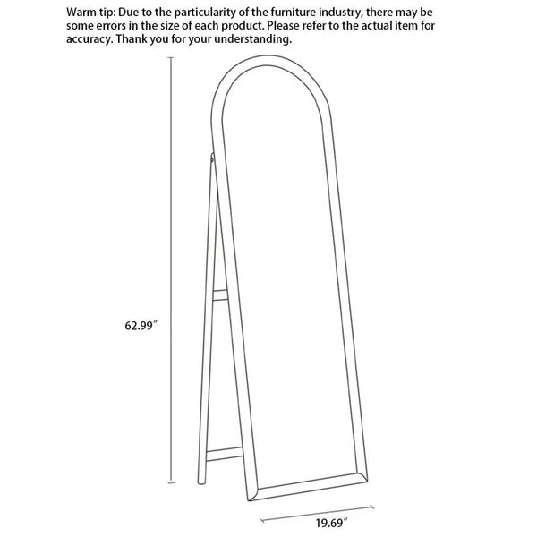 Round Standing Mirror