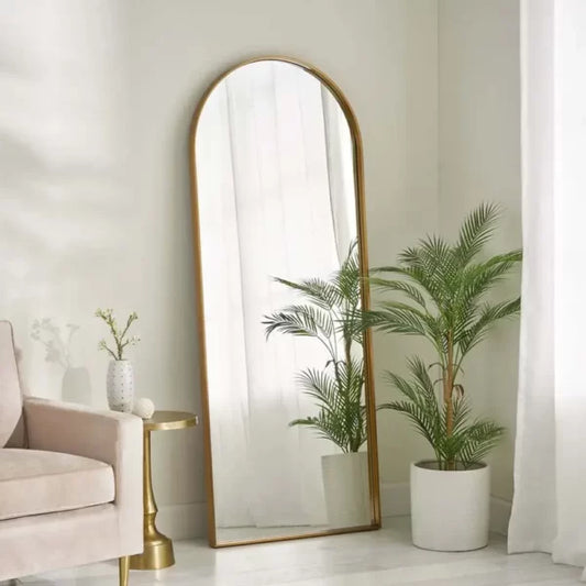 Wooden Wall Mirror mounted with stand 1405