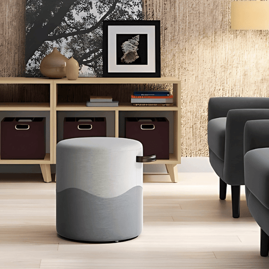 1 Seater Flamboyant Round Stool