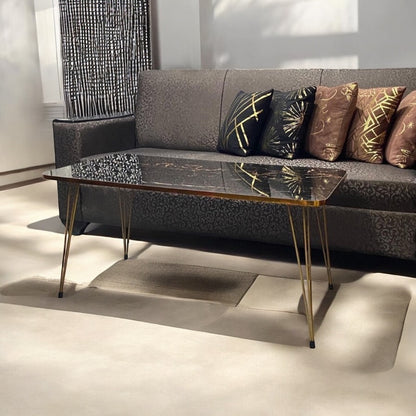 Modern Coffee Table black Marble design