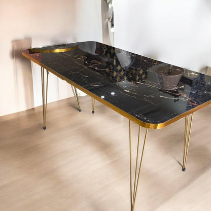 Modern Coffee Table black Marble design