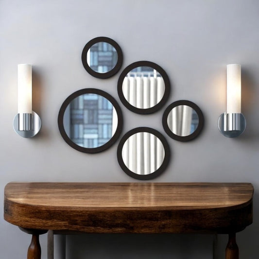 Pentad Living Lounge Bedroom Wall Mounted Mirrors Home Decor (Set of 5) 1403