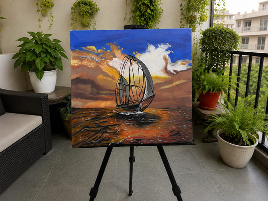 Sailing into dusk