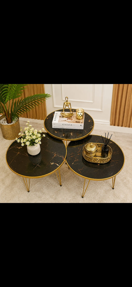 3 set Nesting Table Circular table 1703